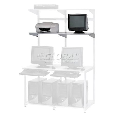 Global Industrial Additional 48inW x 18inD Shelf for LAN Workstation 752168